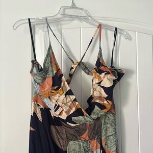 Open back maxi dress